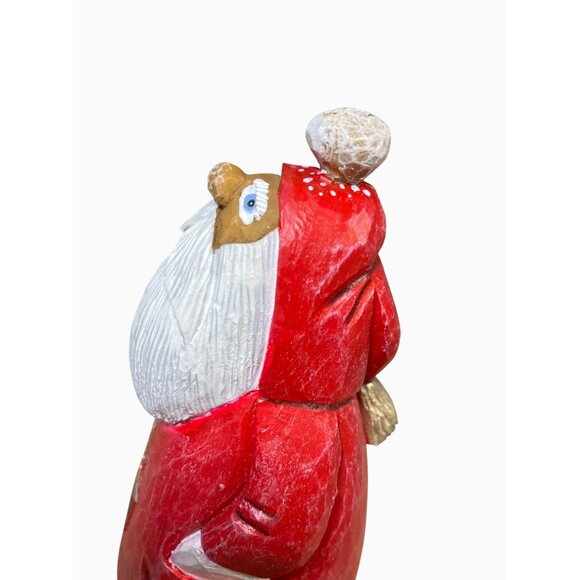 Dave Constantine Handcrafted Vintage Santa Claus Figurine With Star Accent 2005 - Picture 7 of 13